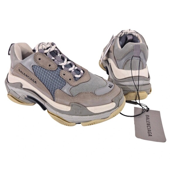 Balenciaga Triple S Sneakers US 7 EU 40 Mens Gray $1100 main image 5